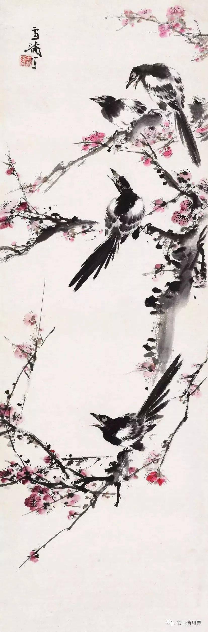 王雪涛画喜鹊精选30幅养眼