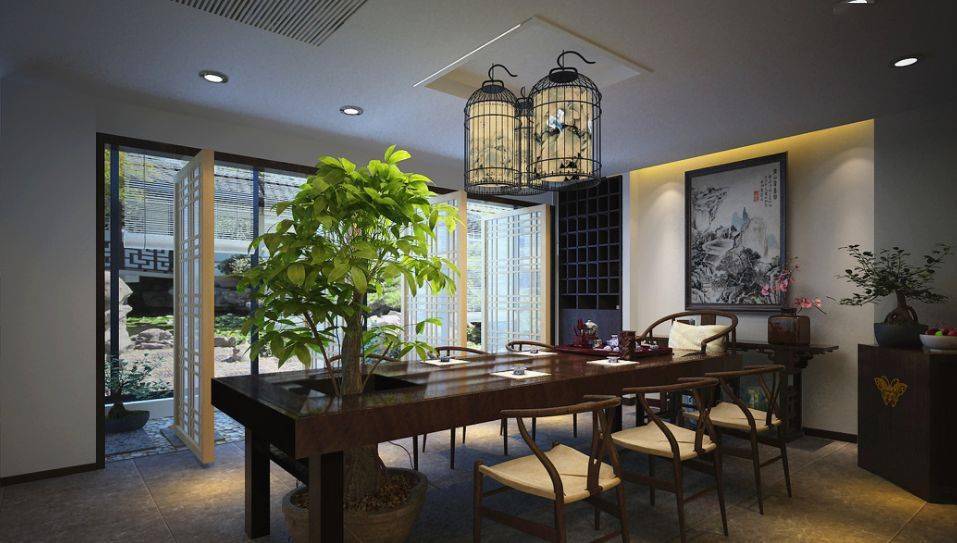 茶道100间中式禅意茶室