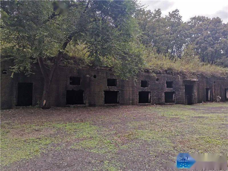 这是孙吴胜山要塞步兵警备中队营房遗址(9月5日摄).