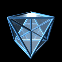 当超立方体穿越我们的三维世界时,我们会看到它的一系列三维截面