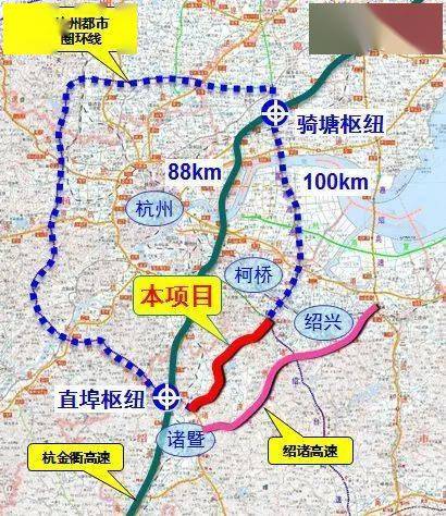 诸嵊高速公路位线图图片