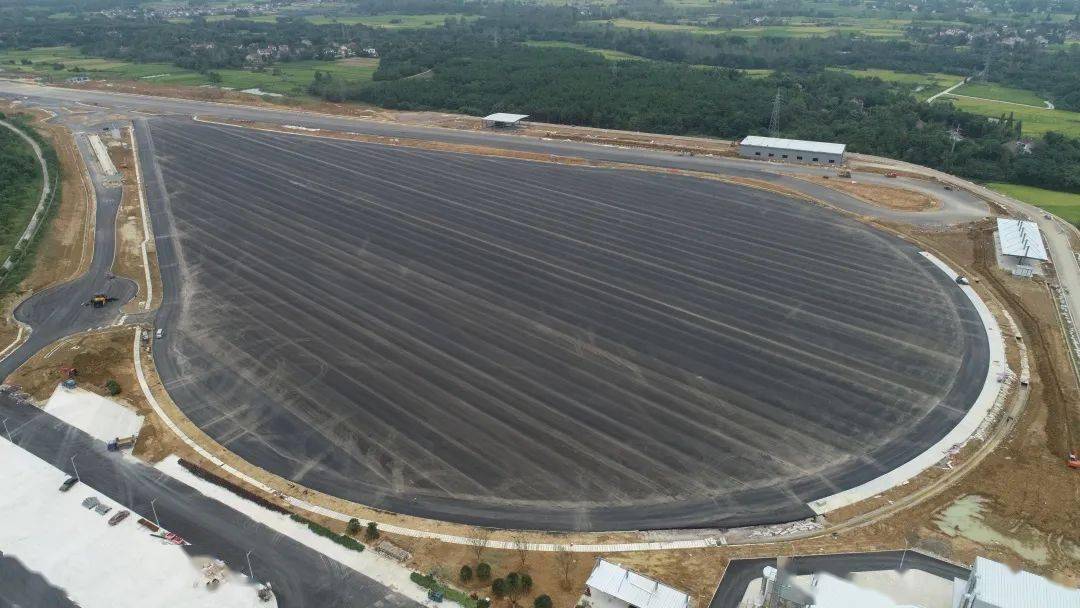 安徽上海汽检广德试验场项目操纵稳定性试验广场施工完成_手机搜狐网