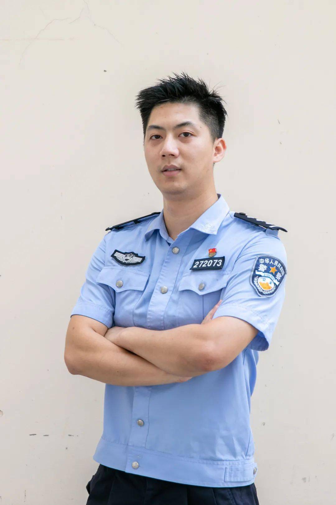 翔安民警蒋定刚 始终奋战在一线._手机搜狐网