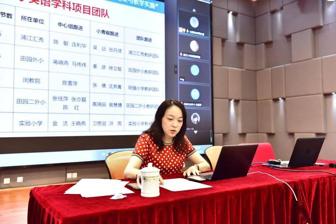 2020年9月22日下午,在区教研员沈雯晴老师的主持下,闵行区中心小学