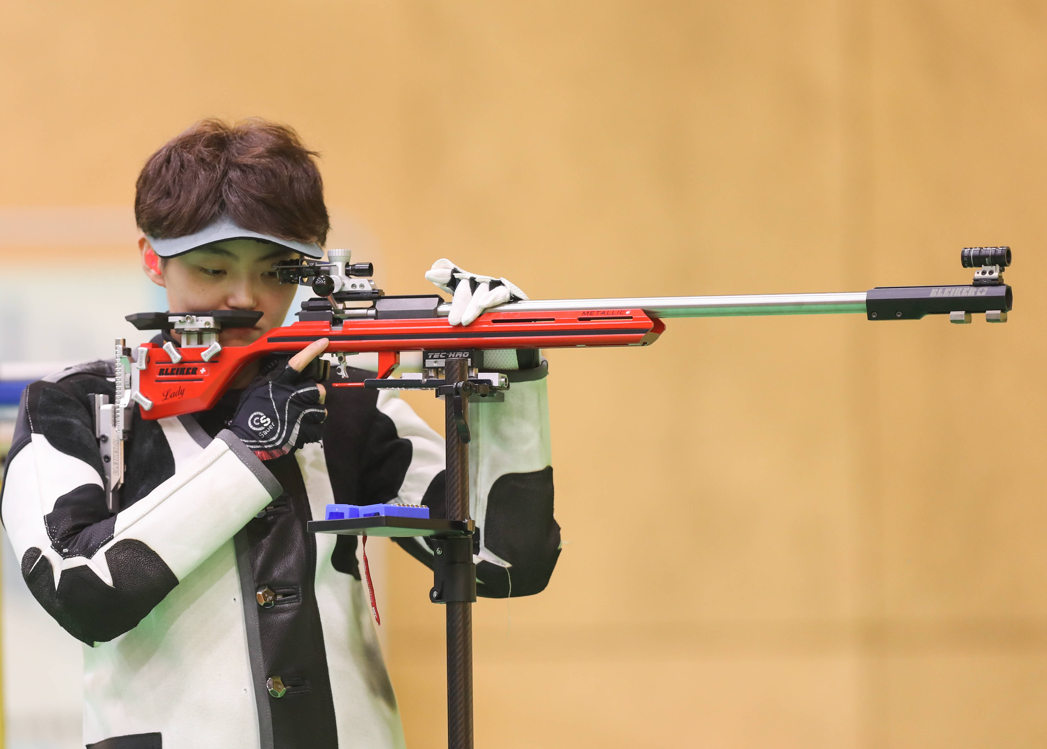 射击——全国冠军赛:女子50米步枪三种姿势决赛赛况