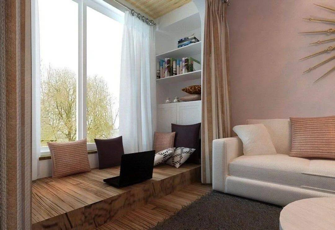 小户型在客厅装个地台关键时刻能当一间房用多功能很方便