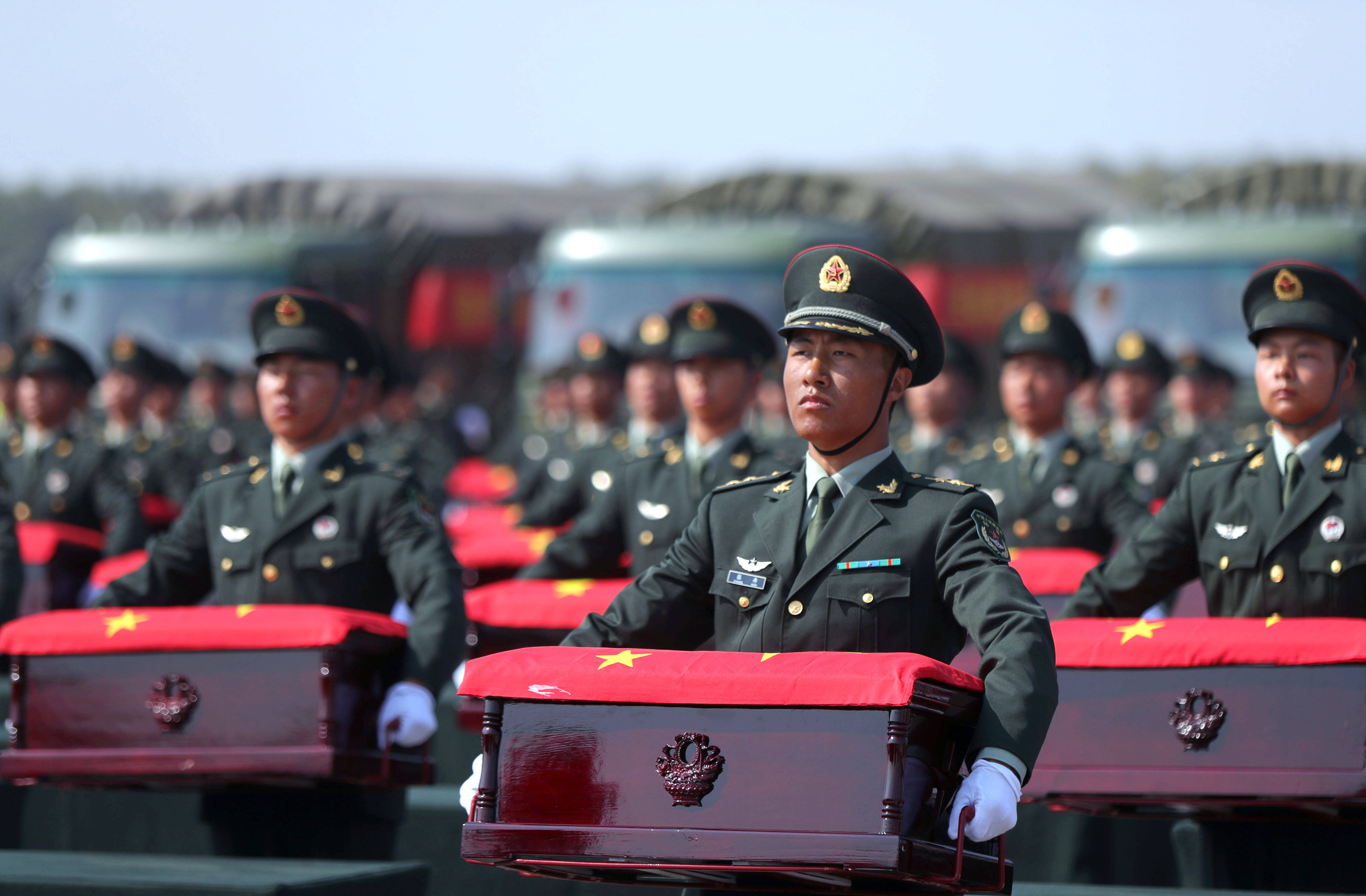 第七批在韓中國人民志願軍烈士遺骸回國