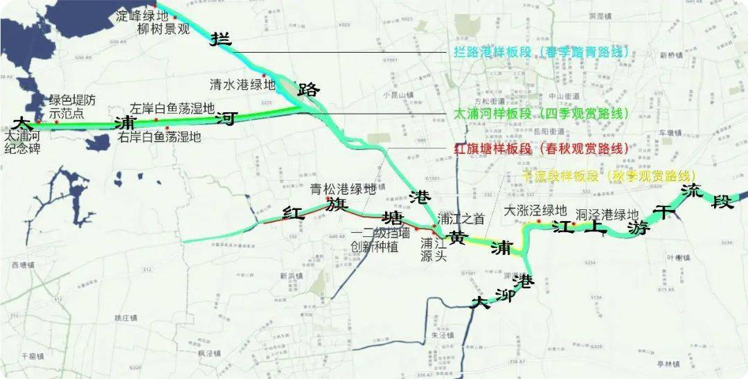 十一不出沪带您抢先看黄浦江上游绿色堤防新面貌