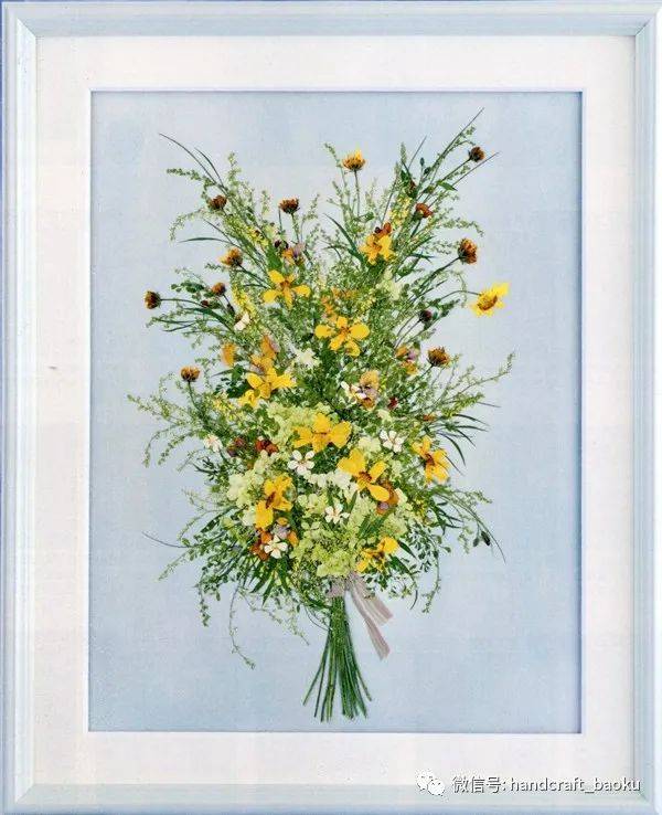 宝库押花80183||我的花生活第60期(美丽押花花束)