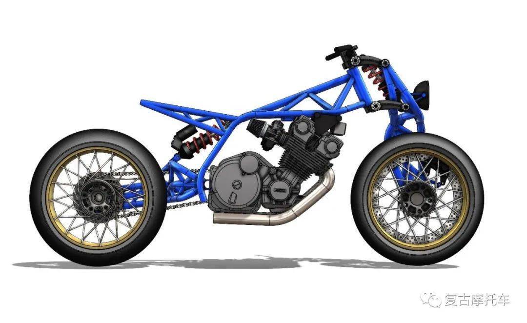 前后都是单摇臂hondacbx1000每日一车