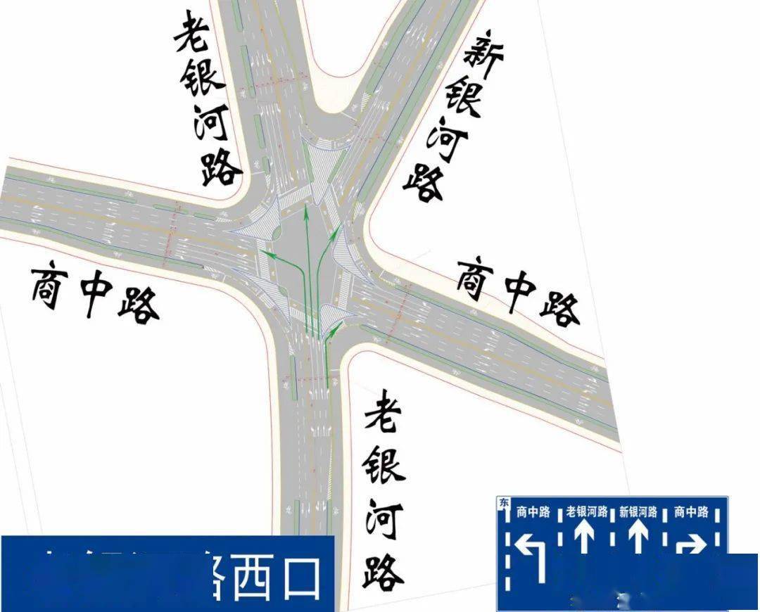 【温馨提醒】商河城区商中路银河路五叉口红绿灯通行规则_路口