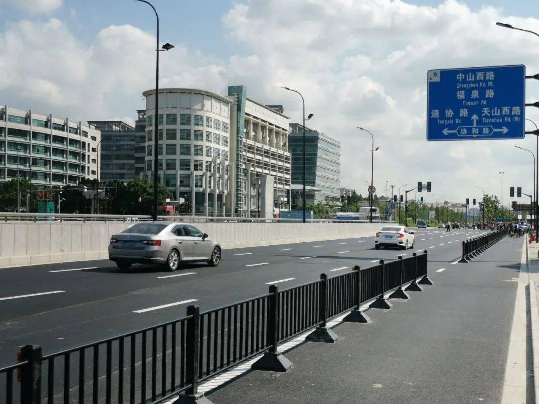 北翟路地面道路全面通车啦!