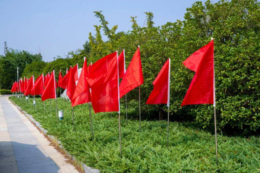 举国同庆国泰民安灵璧处处洋溢中国红向伟大祖国深情告白