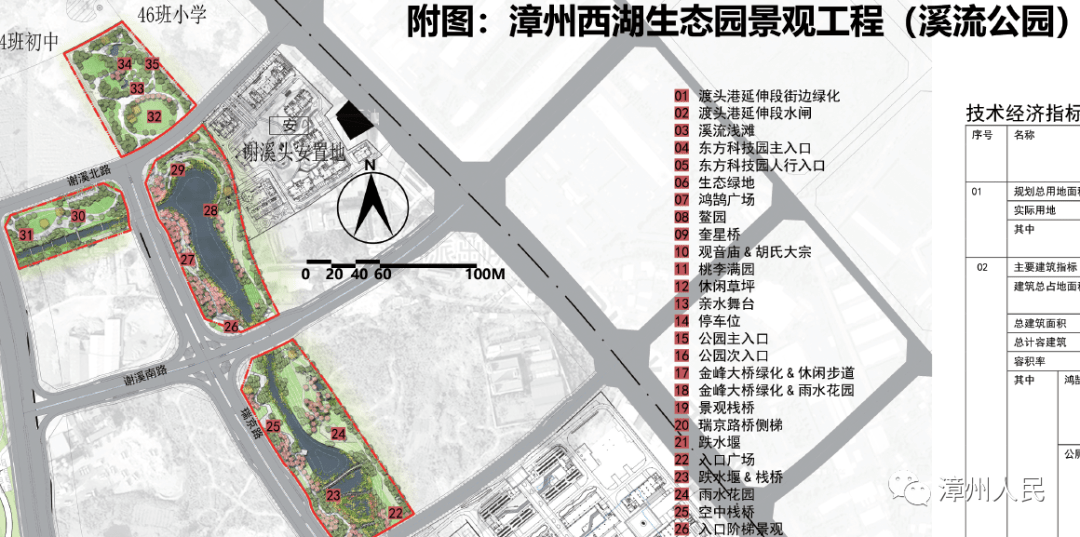 漳州西部最新动态三宝广场西湖生态园景观工程设计方案出炉