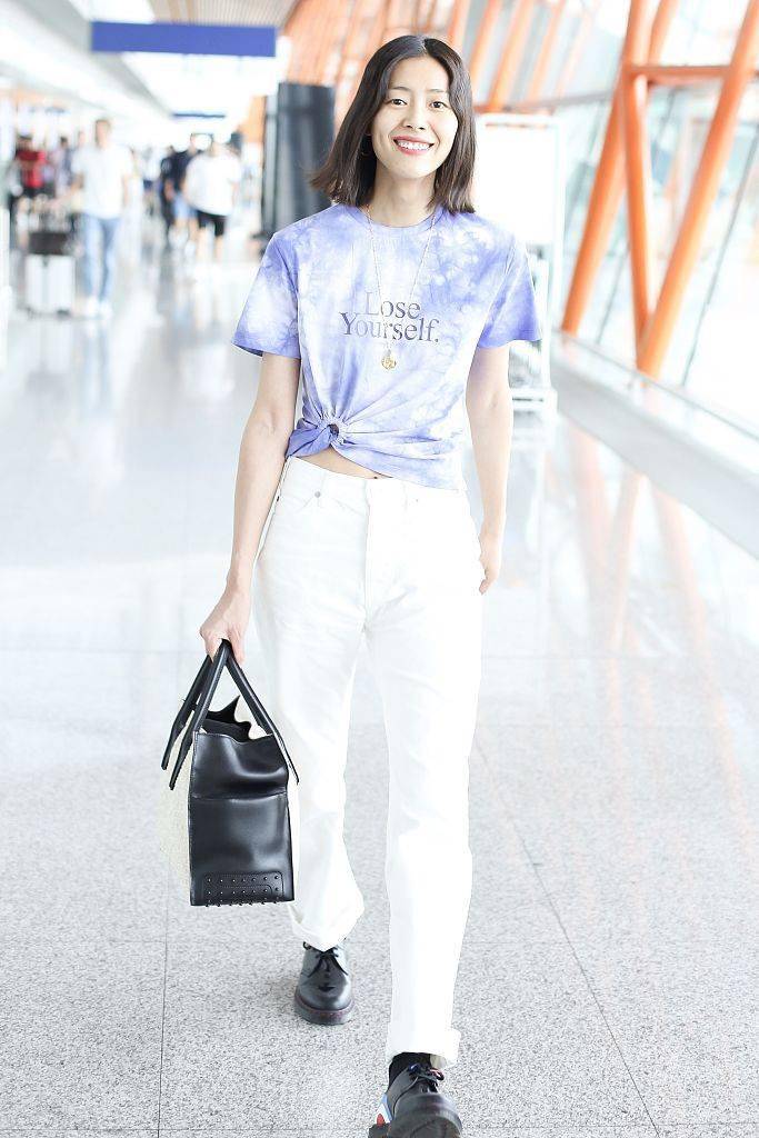 刘雯腿长116cm?长裤是检验的"唯一"标准!