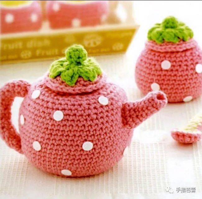 钩织茶壶外套附图解
