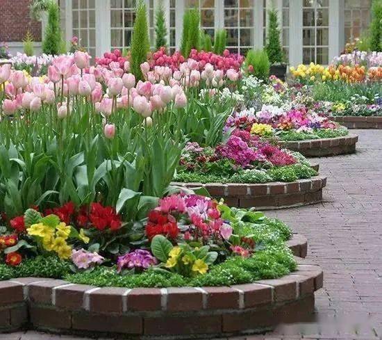 史上最全庭院花坛设计500款