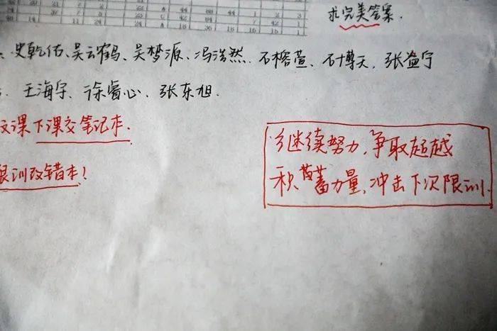 别人家的老师志臻老师的试卷评语亮了