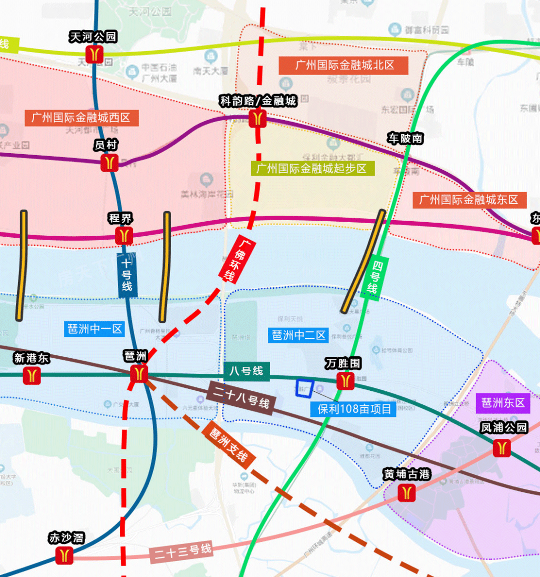 保利再次牵手琶洲村打造cbd滨水地标