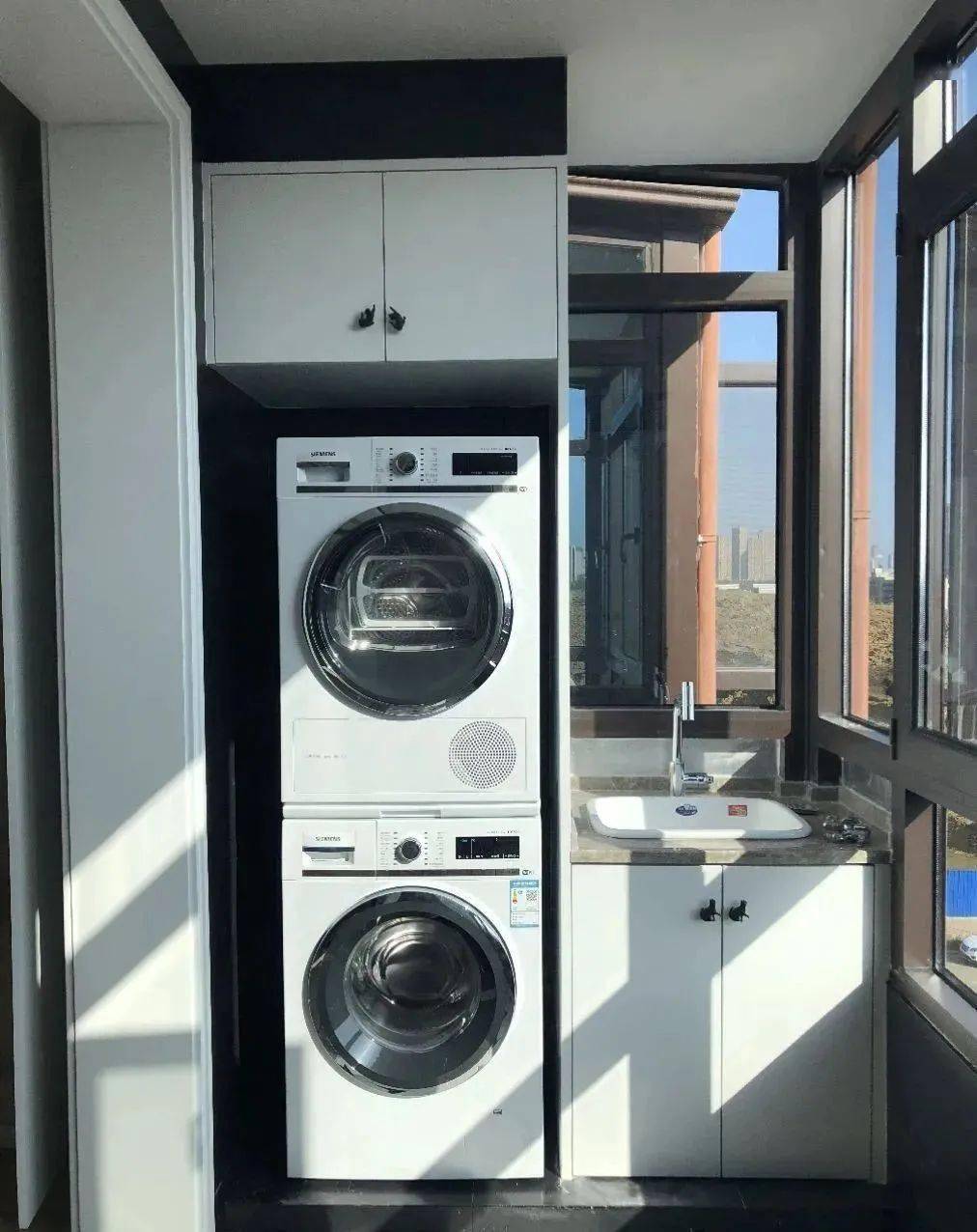 家装阳台洗衣机怎么放才对4类18款总有一款适合你家