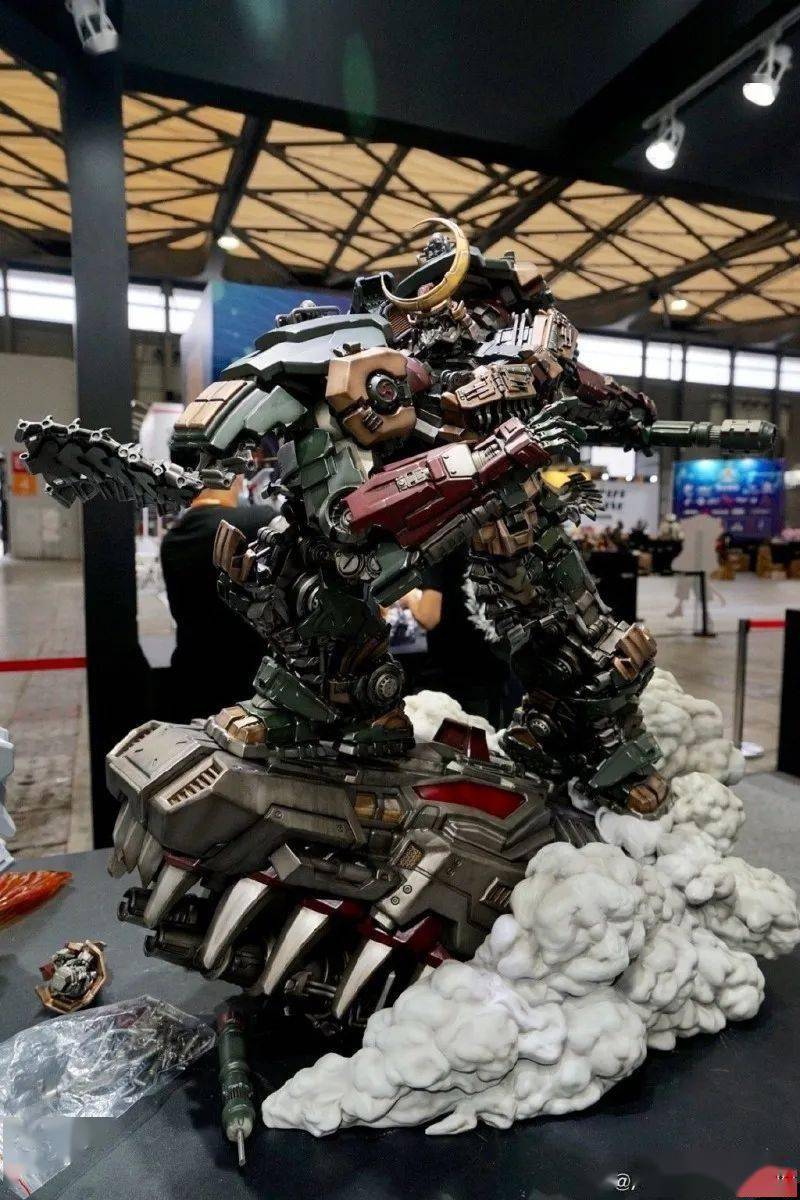 【转载】azuresea studio 变形金刚正版授权 雾隐暗丈雕像 上色图