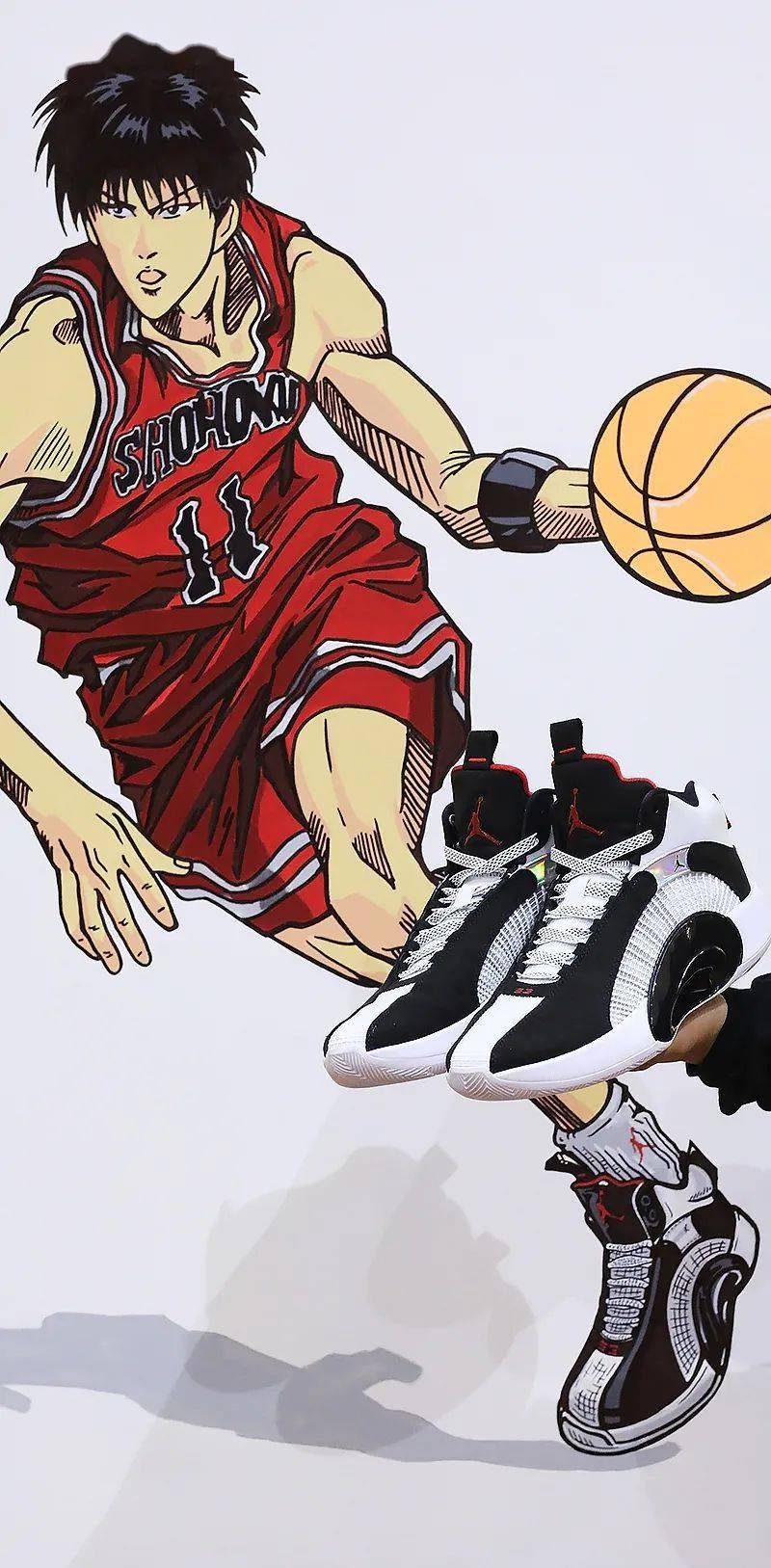 说起致敬经典这双airjordanxxxvdna非流川枫上脚莫属xh55视觉