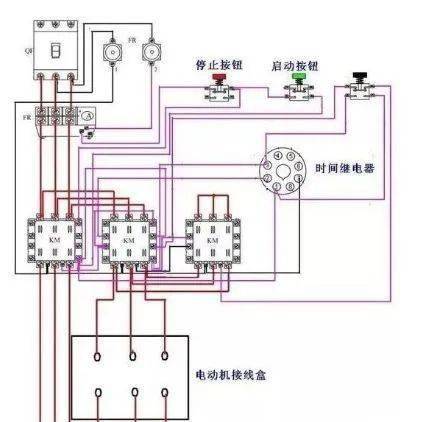 時間繼電器怎麼看圖接線這可是星三角接觸器接線必備元件