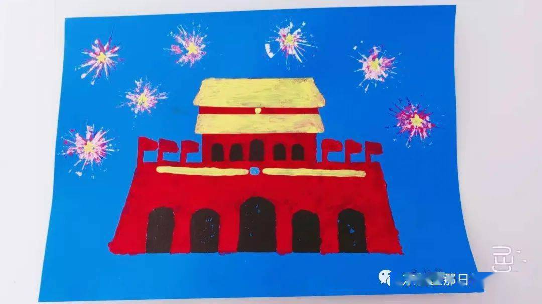 那日松幼儿园:大美的中国,多彩的民族 系列主题活动之童心童画