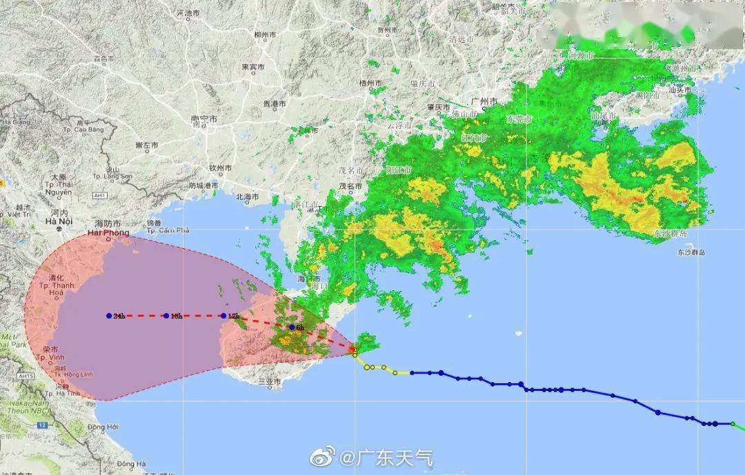 羅定發佈颱風白色預警暴雨降溫已在路上