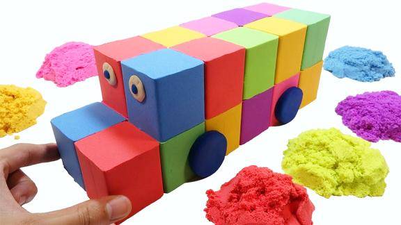 用彩色粘土做一个四色粘土大卡车,这才是橡皮泥的正确玩法!