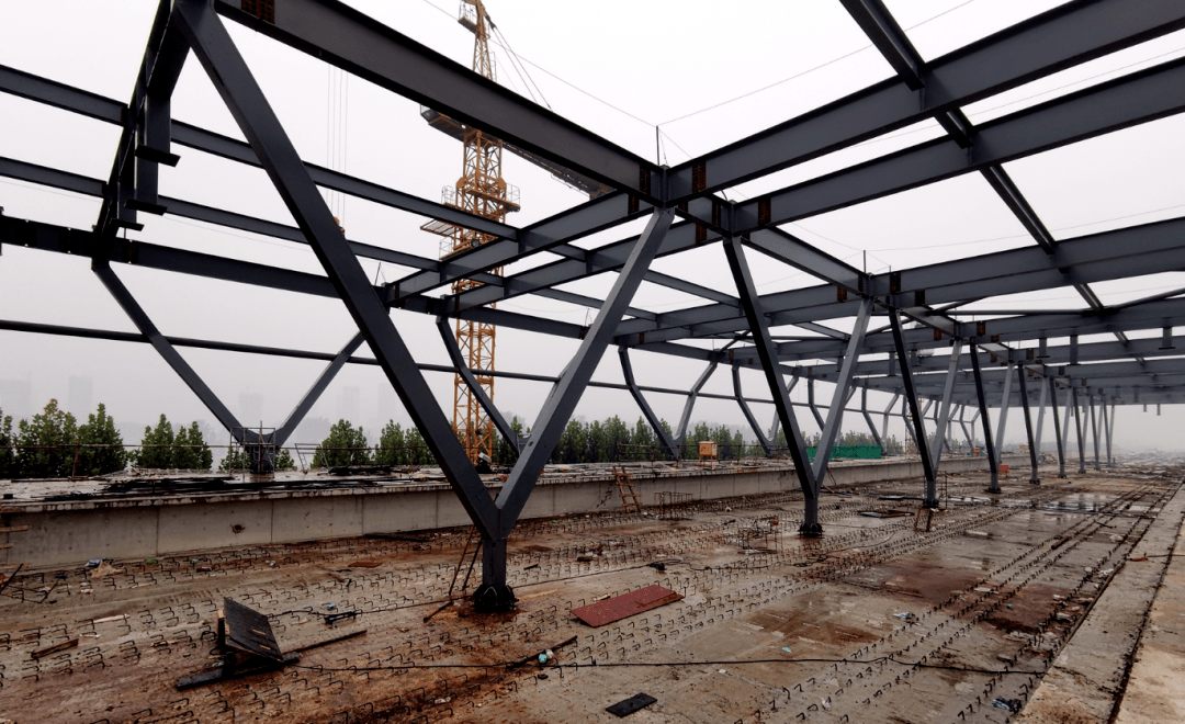 许昌4座高架车站雨棚初现!