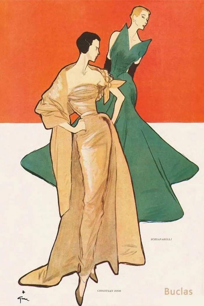 时装插画 | 复古年代