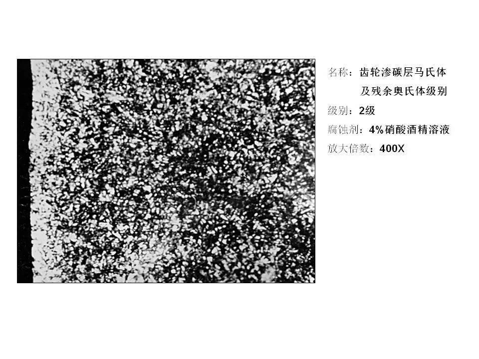 30张经典金相图片精解渗碳和碳氮共渗金相级别