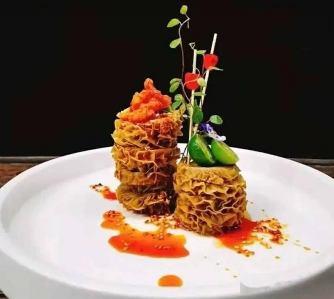 专业冷菜食府装盘标准厨师我还得再练两年