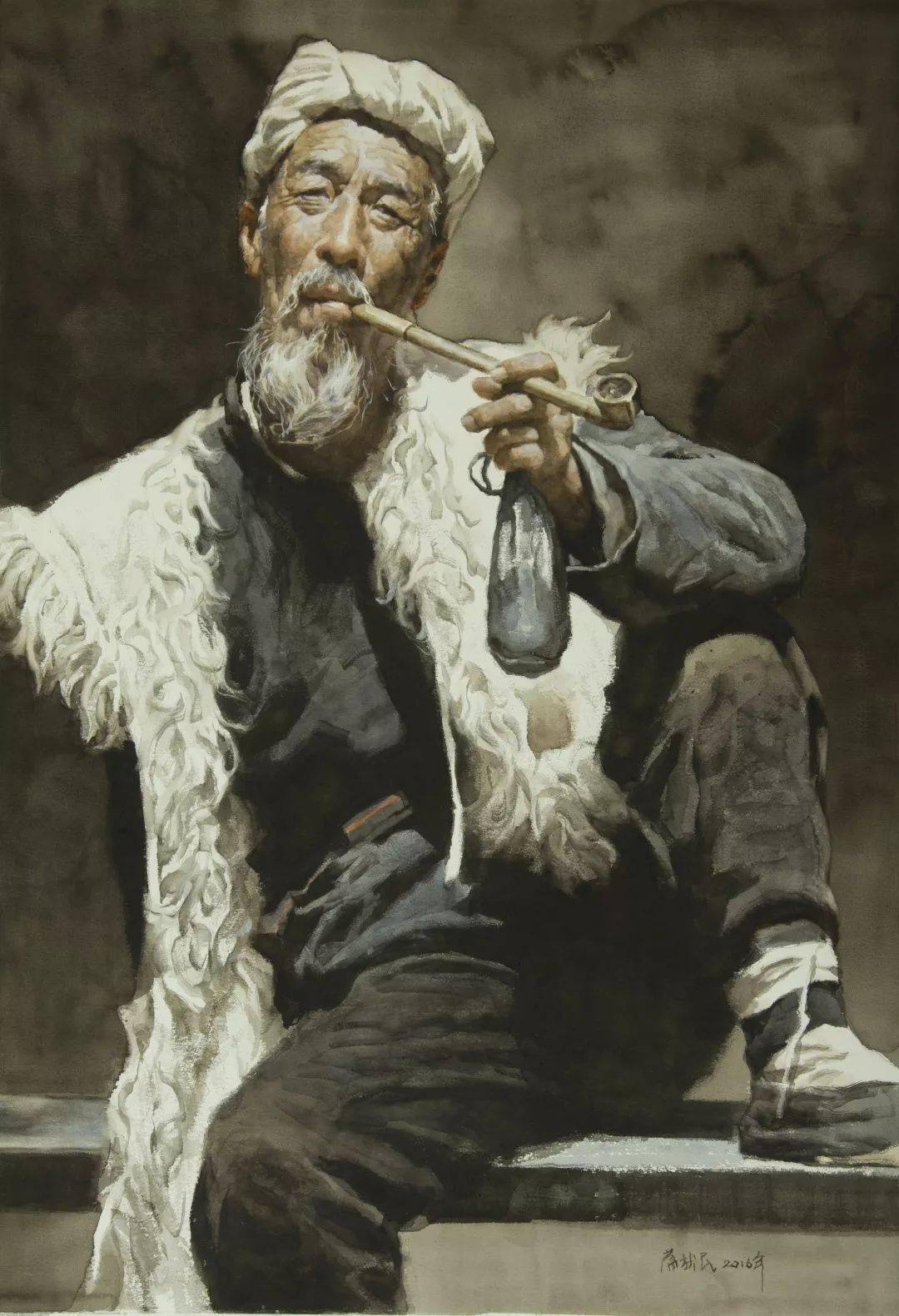 直视最本质的生命面貌叶献民的写实水彩