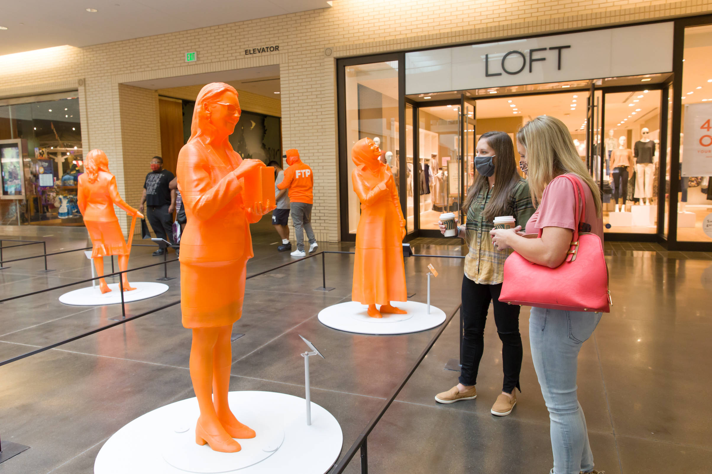 美国达拉斯展出3d打印的女性科学家雕像