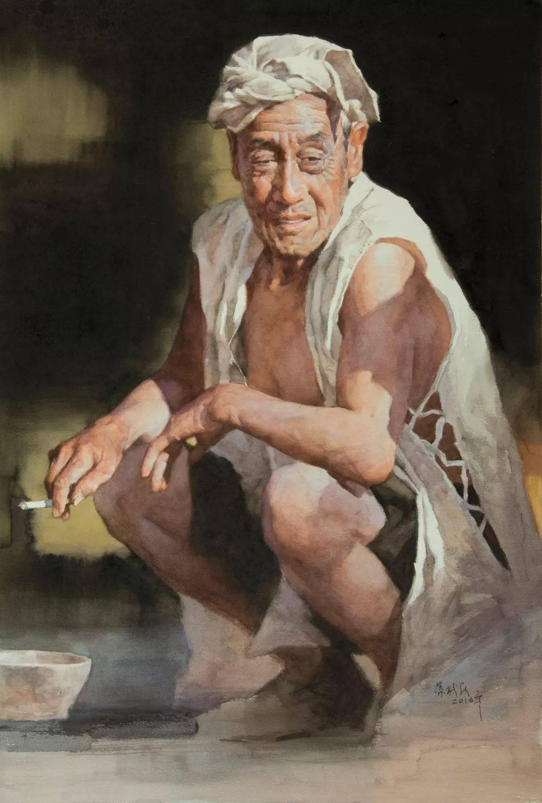 直视最本质的生命面貌叶献民的写实水彩