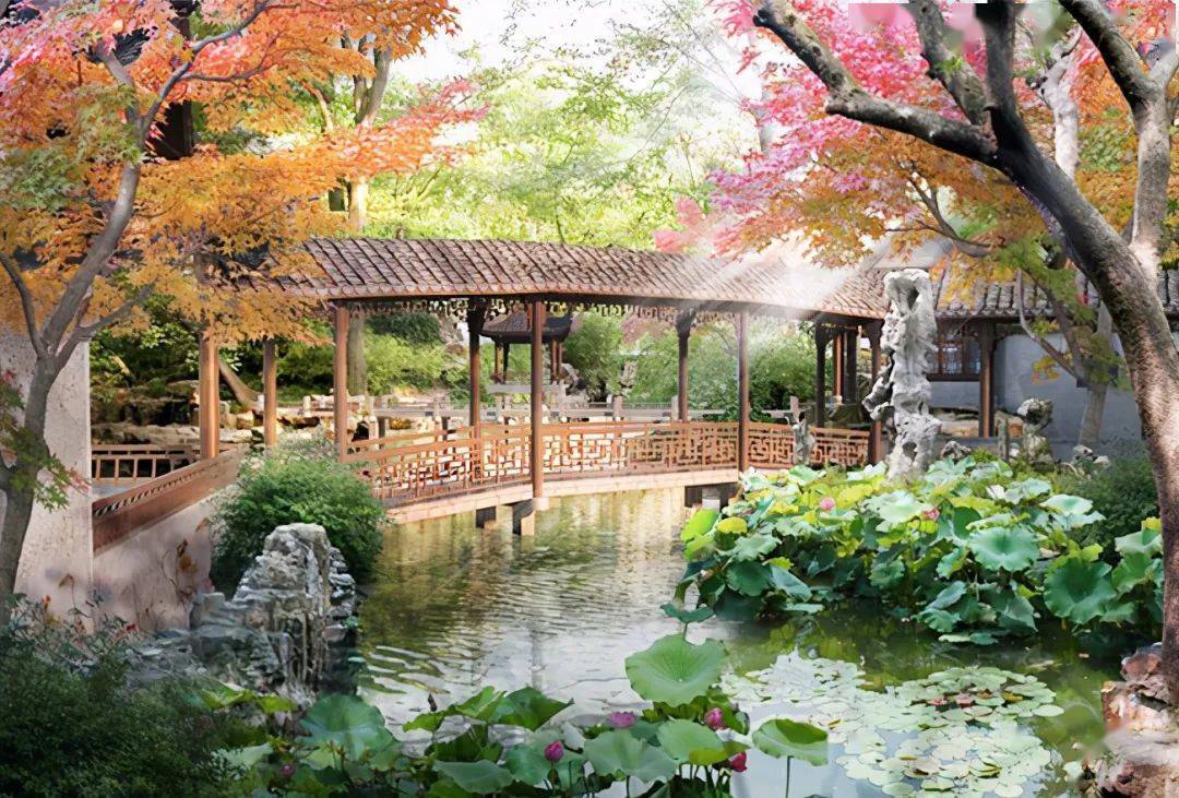 园林建筑的构图原则_色彩