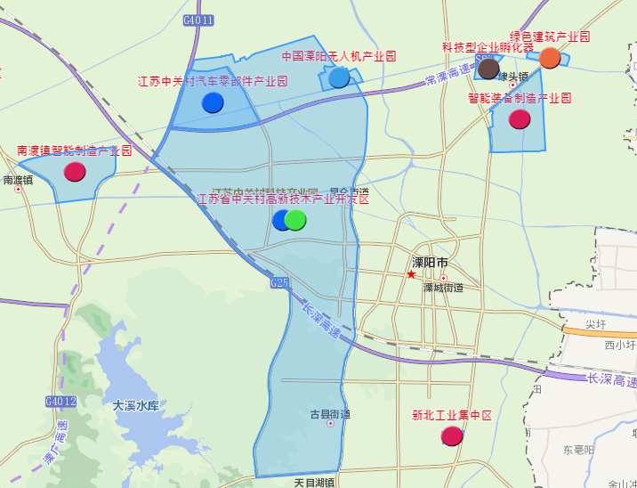 溧阳中关村地图图片