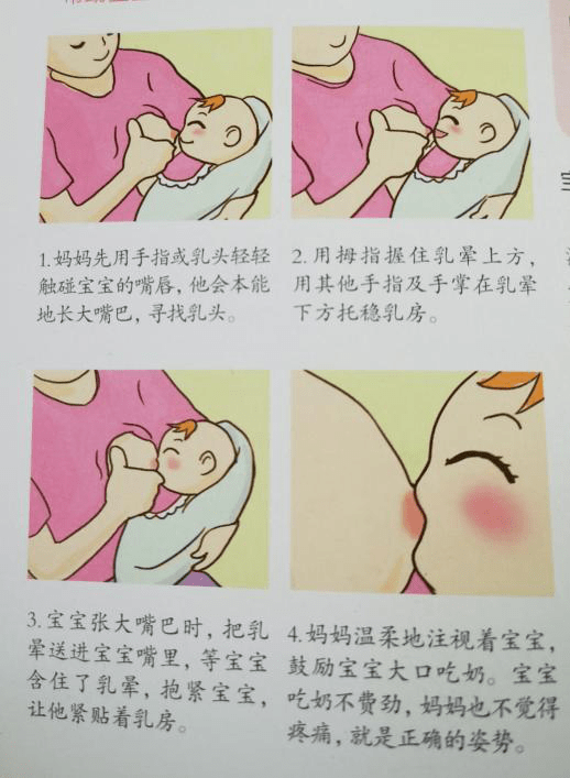 新生儿喂奶粉姿势图片