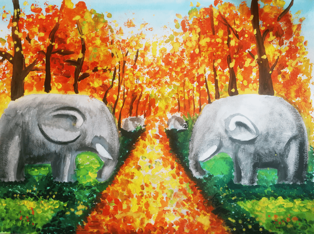 童绘新江苏佳作选73秋意渐浓