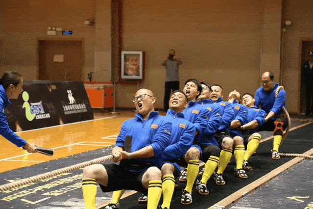 这些"大力士"聚在嘉定干啥了?_拔河