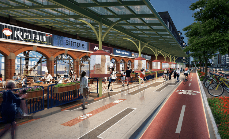 美呆这一片区正打造特色商业街区