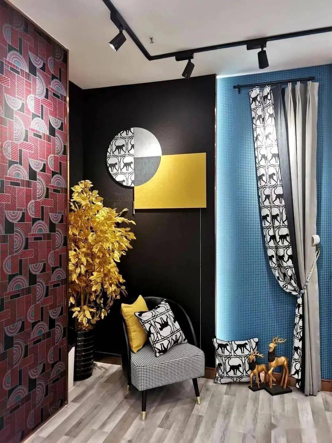 御秀丨素色实景,家可以像展厅一样精致_墙布