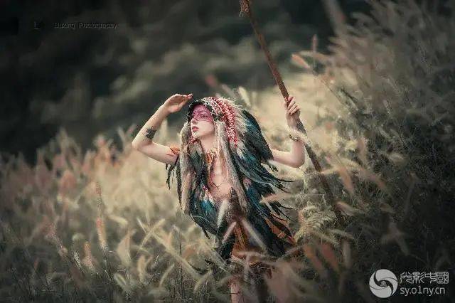 神秘的印第安女孩