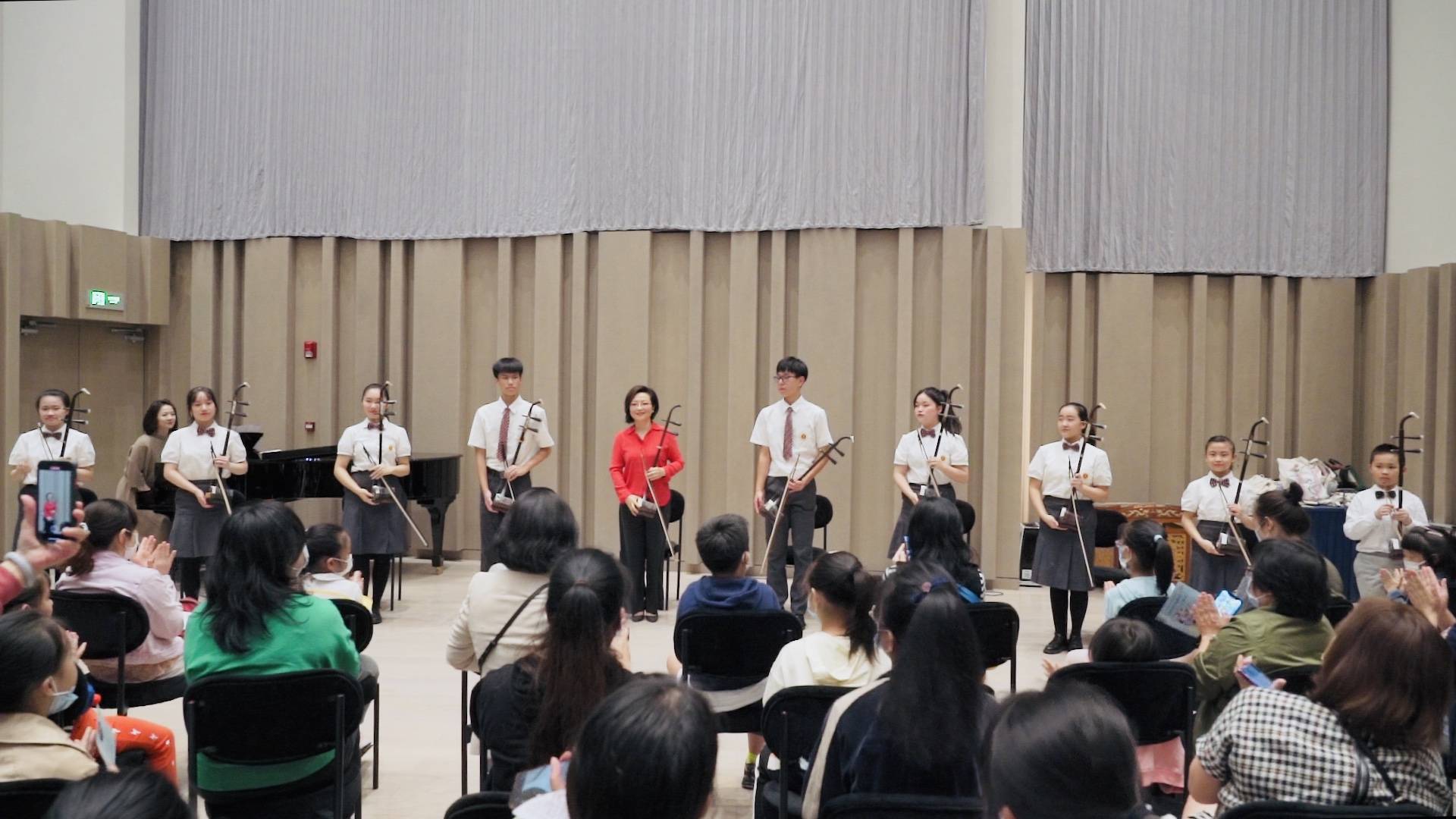 主任梁媛介绍,开放周期间,东方乐器博物馆安排了两场讲座和一场音乐会