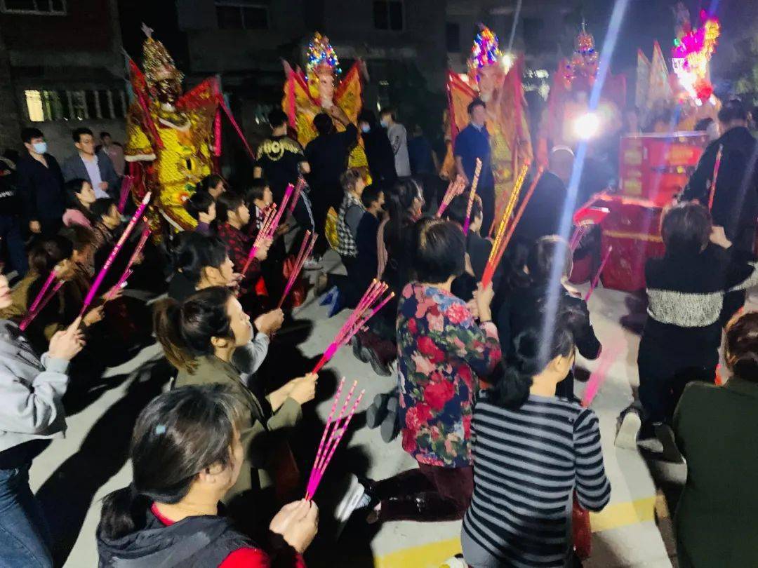 燃爆了长乐这个村庄游神民俗活动现场