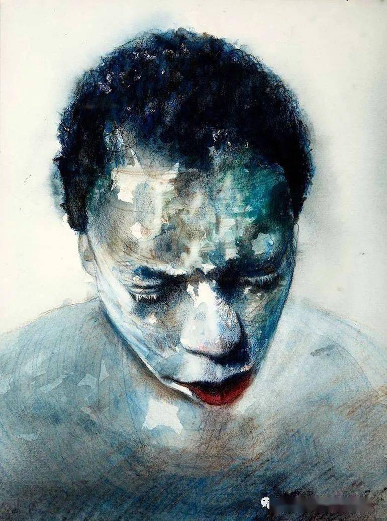 大众艺术网陶醉于色彩和触觉的愉悦之中英国现代概念具象主义水彩画家