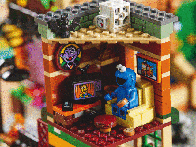 新品乐高0321324芝麻街欢乐来袭大鸟带你重温童年时光