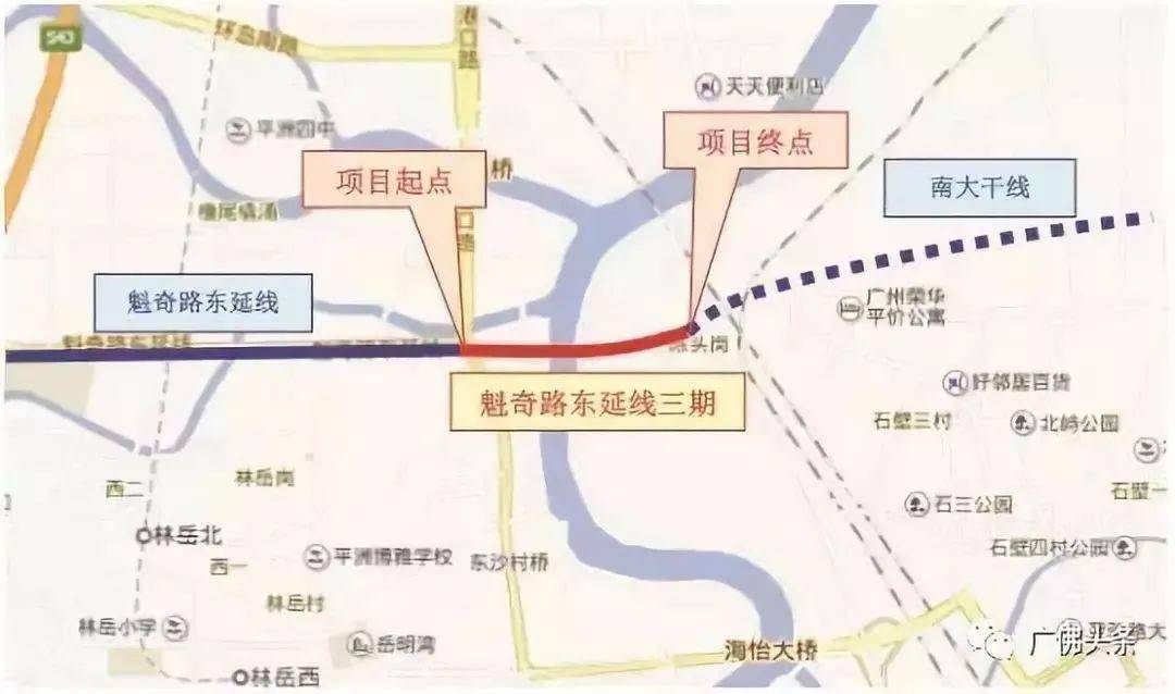 佛山龙翔大桥线路图图片